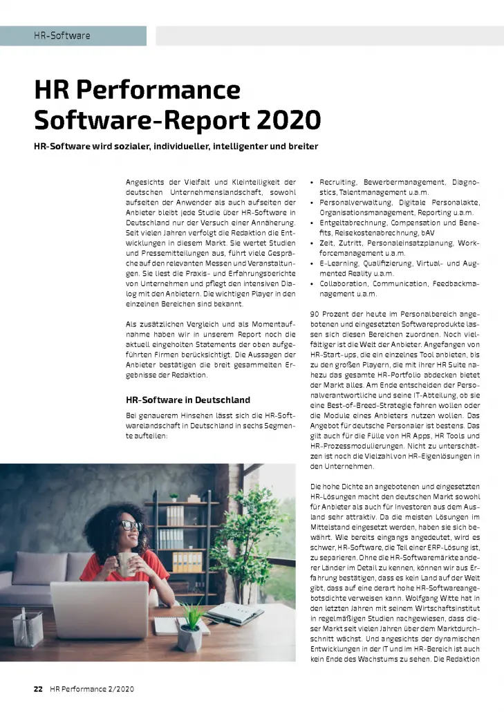 HRP 2 2020 HR Software Report